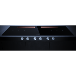 Индукционная варочная поверхность с вытяжкой Kuppersbusch KMI 12850.0 SR-E Copper