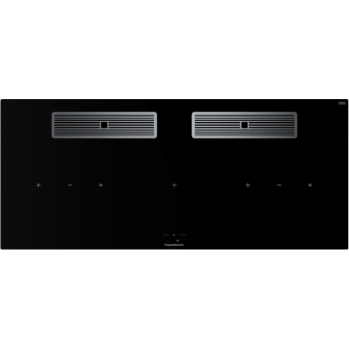 Индукционная варочная поверхность с вытяжкой Kuppersbusch KMI 12850.0 SR-E Silver Chrome