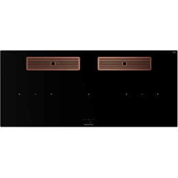 Индукционная варочная поверхность с вытяжкой Kuppersbusch KMI 12850.0 SR-S Copper