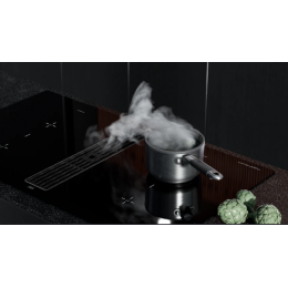 Индукционная варочная поверхность с вытяжкой Kuppersbusch KMI 12850.0 SR-S Copper