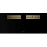 Индукционная варочная поверхность с вытяжкой Kuppersbusch KMI 12850.0 SR-S Gold