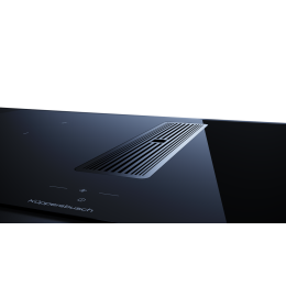 Индукционная варочная поверхность с вытяжкой Kuppersbusch KMI 9850.1 SR-E Black Chrome
