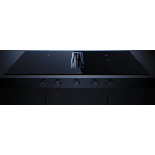 Индукционная варочная поверхность с вытяжкой Kuppersbusch KMI 9850.1 SR-E Black Velvet