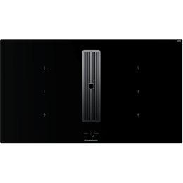 Индукционная варочная поверхность с вытяжкой Kuppersbusch KMI 9850.1 SR-E Silver Chrome