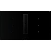 Индукционная варочная поверхность с вытяжкой Kuppersbusch KMI 9850.1 SR-S Black Chrome
