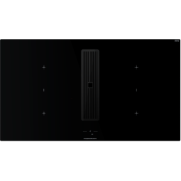 Индукционная варочная поверхность с вытяжкой Kuppersbusch KMI 9850.1 SR-S Black Chrome