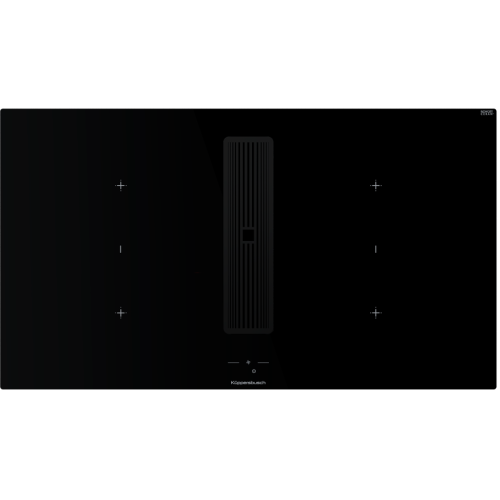 Индукционная варочная поверхность с вытяжкой Kuppersbusch KMI 9850.1 SR-S Black Velvet