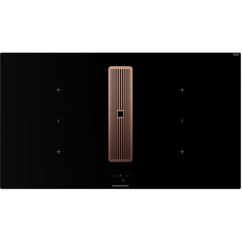 Индукционная варочная поверхность с вытяжкой Kuppersbusch KMI 9850.1 SR-S Copper