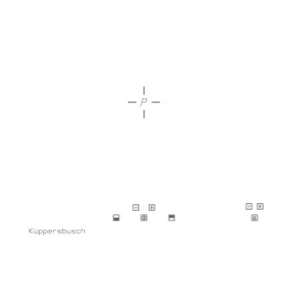 Варочная панель с вытяжкой Kuppersbusch KMI 8500.0 WR Black Chrome