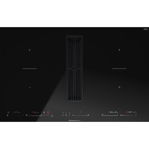 Варочная панель с вытяжкой Kuppersbusch KMI 8590.0 SR Black Chrome