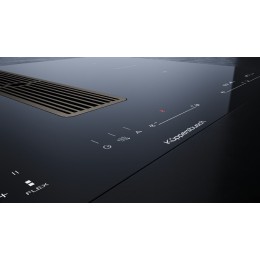 Варочная панель с вытяжкой Kuppersbusch KMI 8590.0 SR Silver Chrome