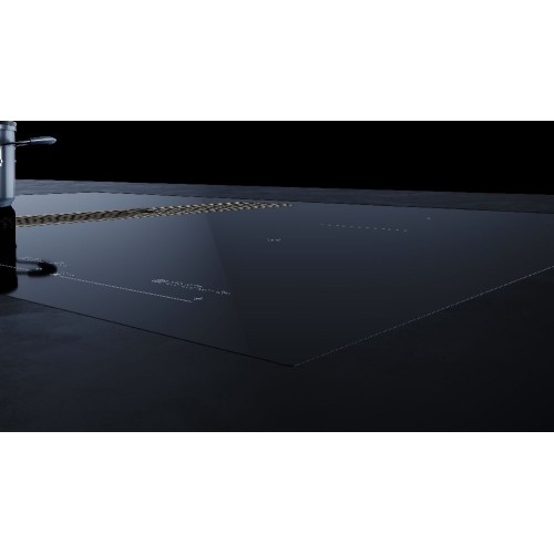 Варочная панель с вытяжкой Kuppersbusch KMI 8590.0 SR Silver Chrome