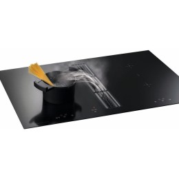 Варочная панель с вытяжкой Kuppersbusch KMI 9800.0 SR Black Chrome