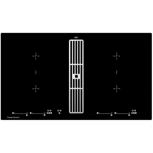 Варочная панель с вытяжкой Kuppersbusch KMI 9800.0 SR Silver Chrome