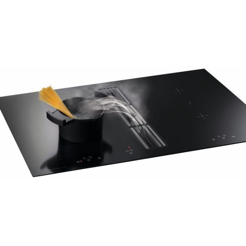 Варочная панель с вытяжкой Kuppersbusch KMI 9800.0 SR Silver Chrome