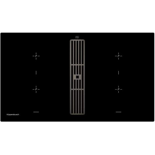 Варочная панель с вытяжкой Kuppersbusch KMI 9850.0 SR Black Chrome