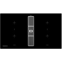 Варочная панель с вытяжкой Kuppersbusch KMI 9850.0 SR Silver Chrome