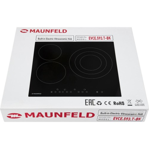 Электрическая варочная панель MAUNFELD EVCE.593.T-BK