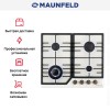 Газовая варочная панель MAUNFELD EGHE.64.43CBG.R/G