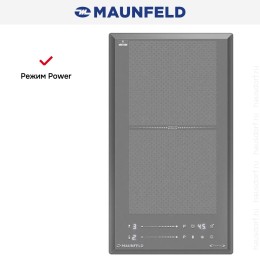Индукционная варочная панель Maunfeld CVI292S2FLGR Inverter
