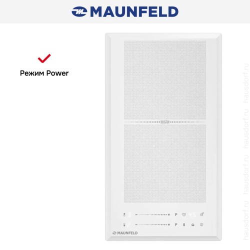 Индукционная варочная панель Maunfeld CVI292S2FWH LUX