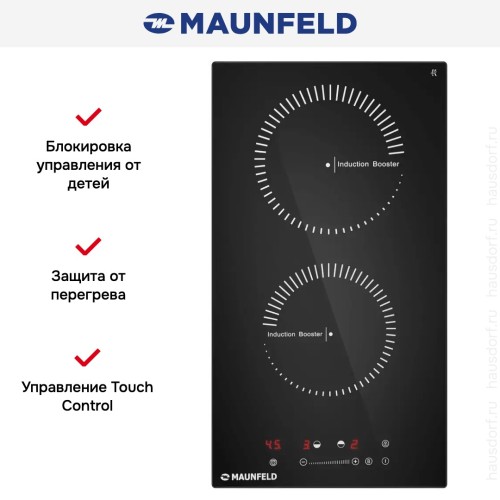 Индукционная варочная панель Maunfeld CVI292STBKC