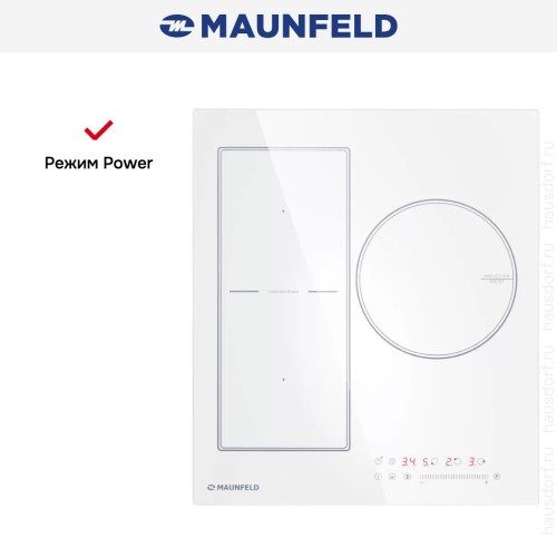 Индукционная варочная панель Maunfeld CVI453SBWH