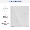 Индукционная варочная панель Maunfeld CVI453SBWHA Inverter