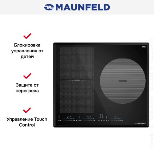 Индукционная варочная панель Maunfeld CVI593SFBK LUX