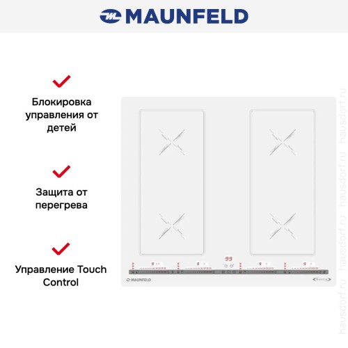 Индукционная варочная панель Maunfeld CVI594SB2BGA Inverter
