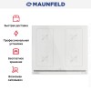 Индукционная варочная панель Maunfeld CVI594SB2WHA Inverter