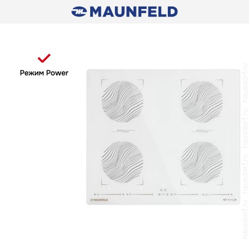 Индукционная варочная панель Maunfeld CVI594SB2WHF Inverter