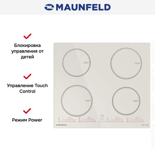 Индукционная варочная панель Maunfeld CVI594SBG Inverter