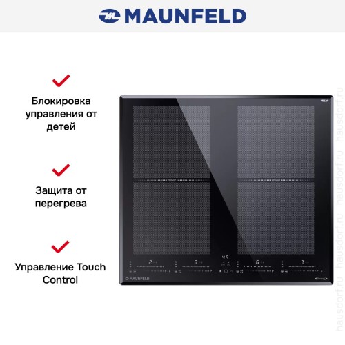 Индукционная варочная панель Maunfeld CVI594SF2BK LUX Inverter