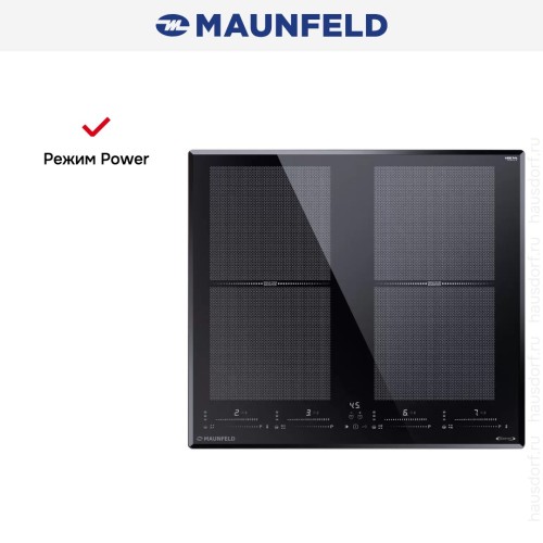 Индукционная варочная панель Maunfeld CVI594SF2BK LUX Inverter