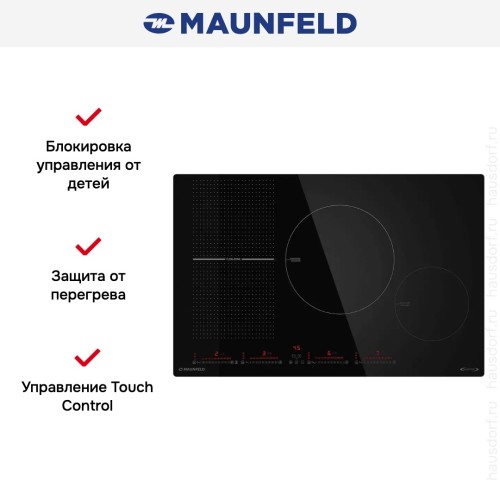 Индукционная варочная панель Maunfeld CVI804SFBK Inverter