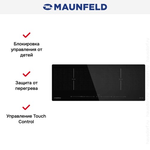 Индукционная варочная панель Maunfeld CVI904SFLBK Inverter