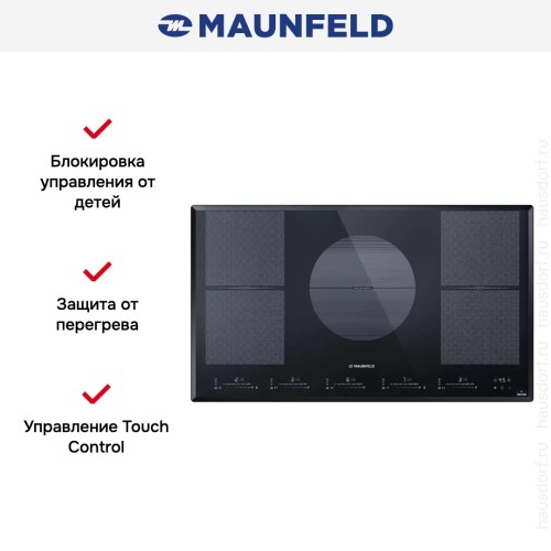 Индукционная варочная панель Maunfeld CVI905SFDGR