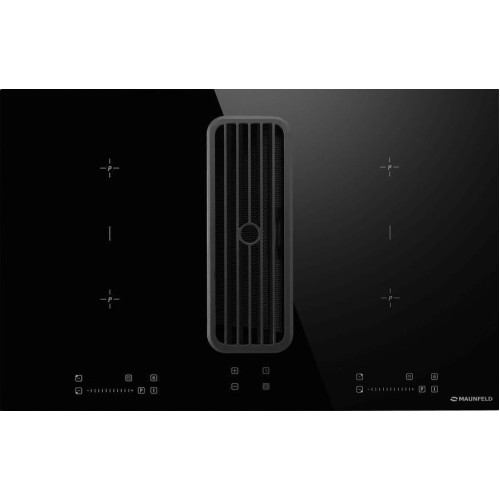 Индукционная варочная панель с интегрированной вытяжкой Maunfeld AVSI804SBH