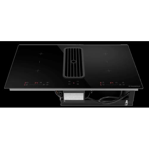 Индукционная варочная панель с интегрированной вытяжкой Maunfeld AVSI804SBH