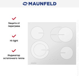 Варочная панель Maunfeld MVCE59.4HL.1SM1DZT-WH