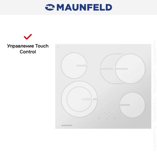 Варочная панель Maunfeld MVCE59.4HL.1SM1DZT-WH