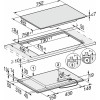 Индукционная панель конфорок с сенсорным управлением Miele KM7414 FX