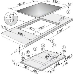 Индукционная панель Miele KM 6349 BRWS