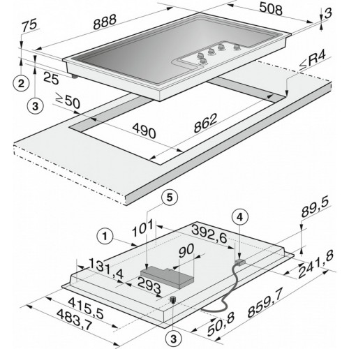 Варочная панель Miele KM2356-1