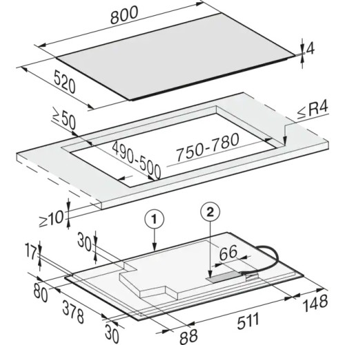 Варочная панель Miele KM7879 FL