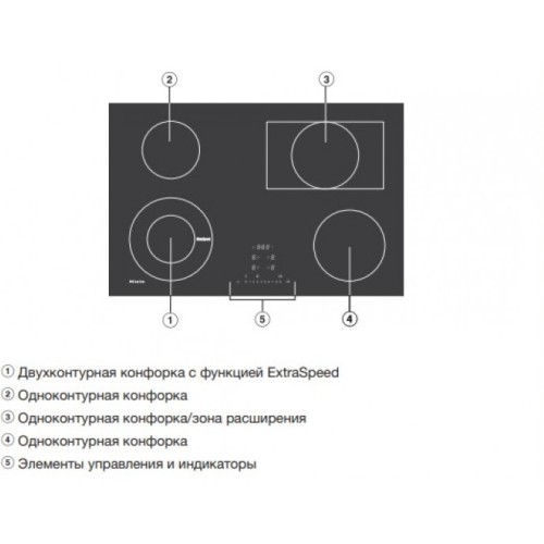 Варочная панель Miele KM 6542 FR