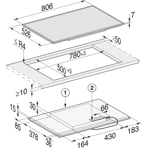 Варочная панель Miele KM 7474 FR