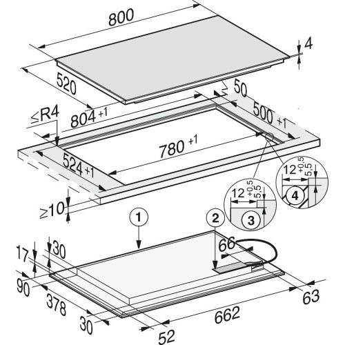 Варочная панель Miele KM 7576 FL 125 Gala Ed