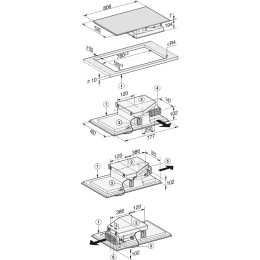 Варочная панель с встроенной вытяжкой Miele KMDA 7476 FR